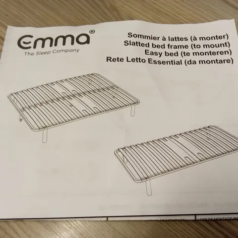 BRAND NEW BOXED EMMA SLATTED BED FRAME - 150 x 200 KING SIZE (1 BOX)