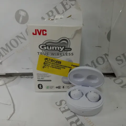 BOXED JVC TRUE WIRELESS GUMY EARBUDS - WHITE