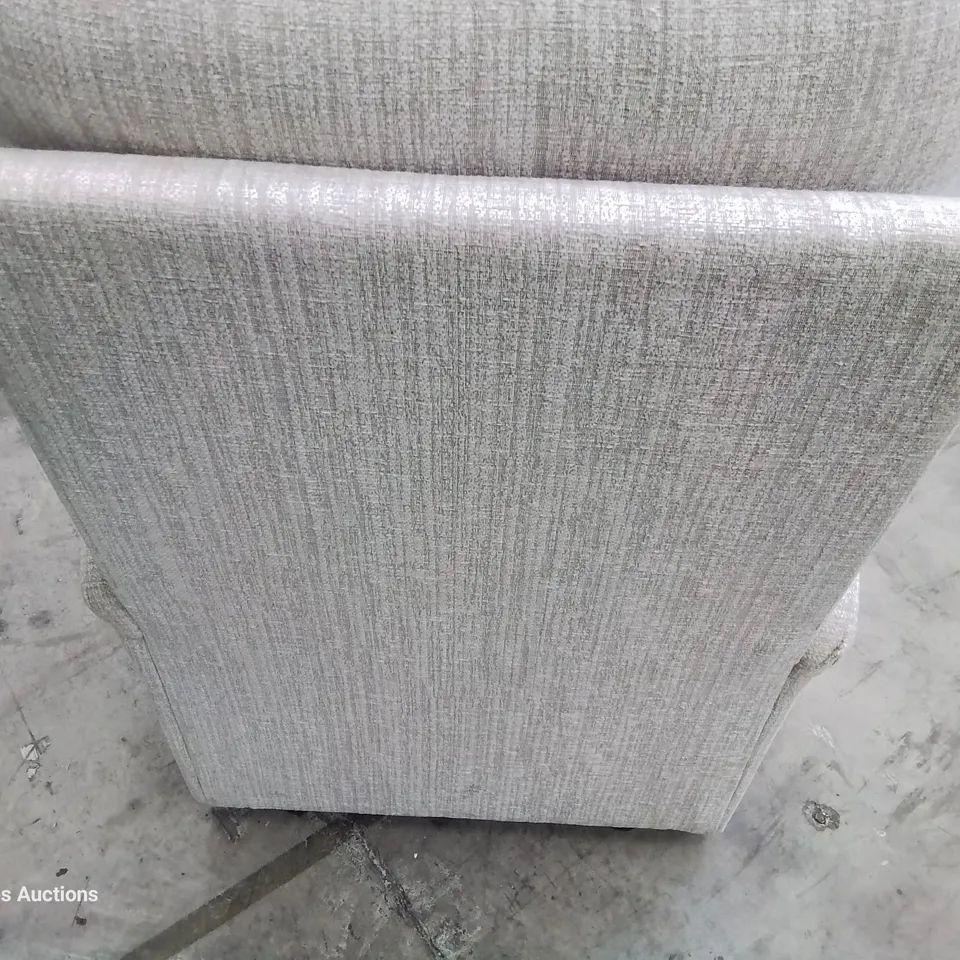 QUALITY BRITISH DESIGNER & MANUFACTURED G PLAN HOLMES EASY CHAIR COPPICE DOVE FABRIC 