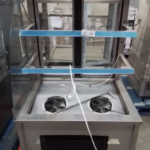 STAINLESS STEEL COMMERCIAL COLD DISPLAY FRIDGE/COUNTER