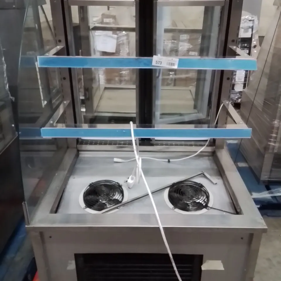 STAINLESS STEEL COMMERCIAL COLD DISPLAY FRIDGE/COUNTER