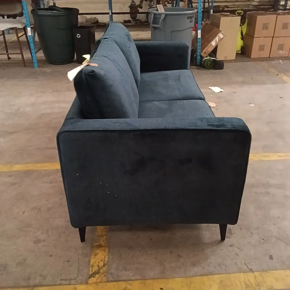 CARMEN MODERN UPHOLSTERED SOFA - BLUE 