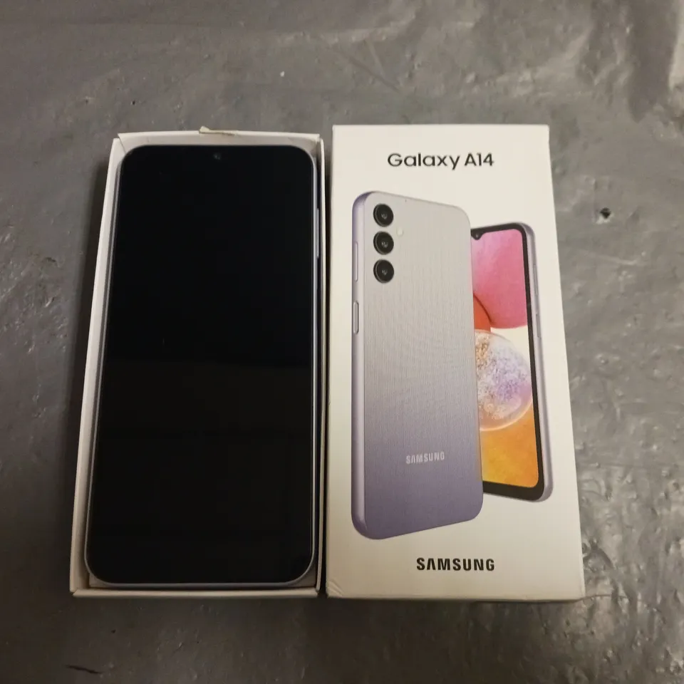 SAMSUNG GALAXY A14 MOBILE PHONE IN SILVER - SM-A145R/DSN