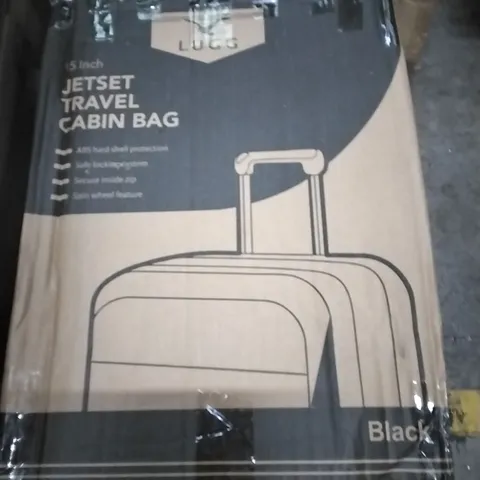 BOXED JET-SET TRAVEL CABIN BAG BLACK