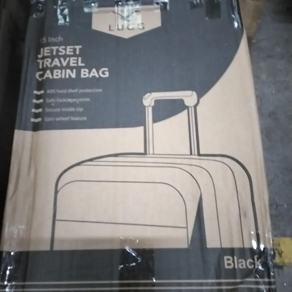 BOXED JET-SET TRAVEL CABIN BAG BLACK