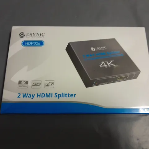 SEALED ESYNIC2-WAY HDMI SPLITTER