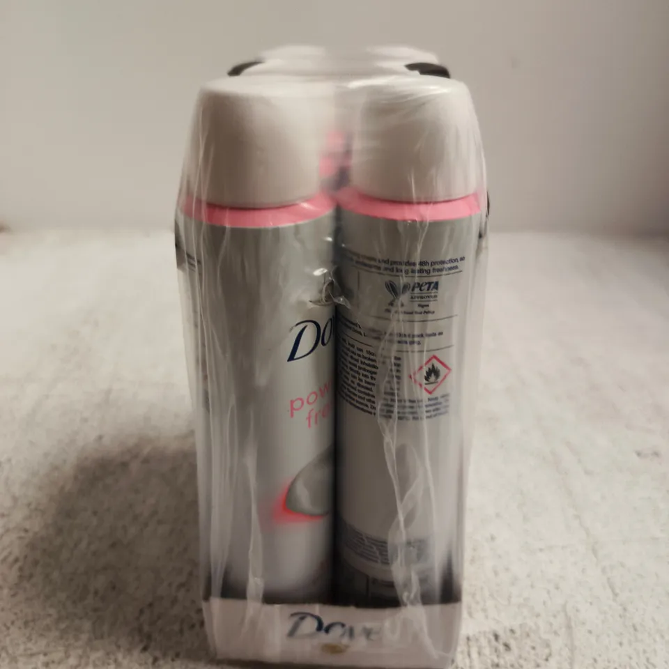 DOVE POWDER FRESH AEROSOL DEODORANT PACK – 6 X 200ML