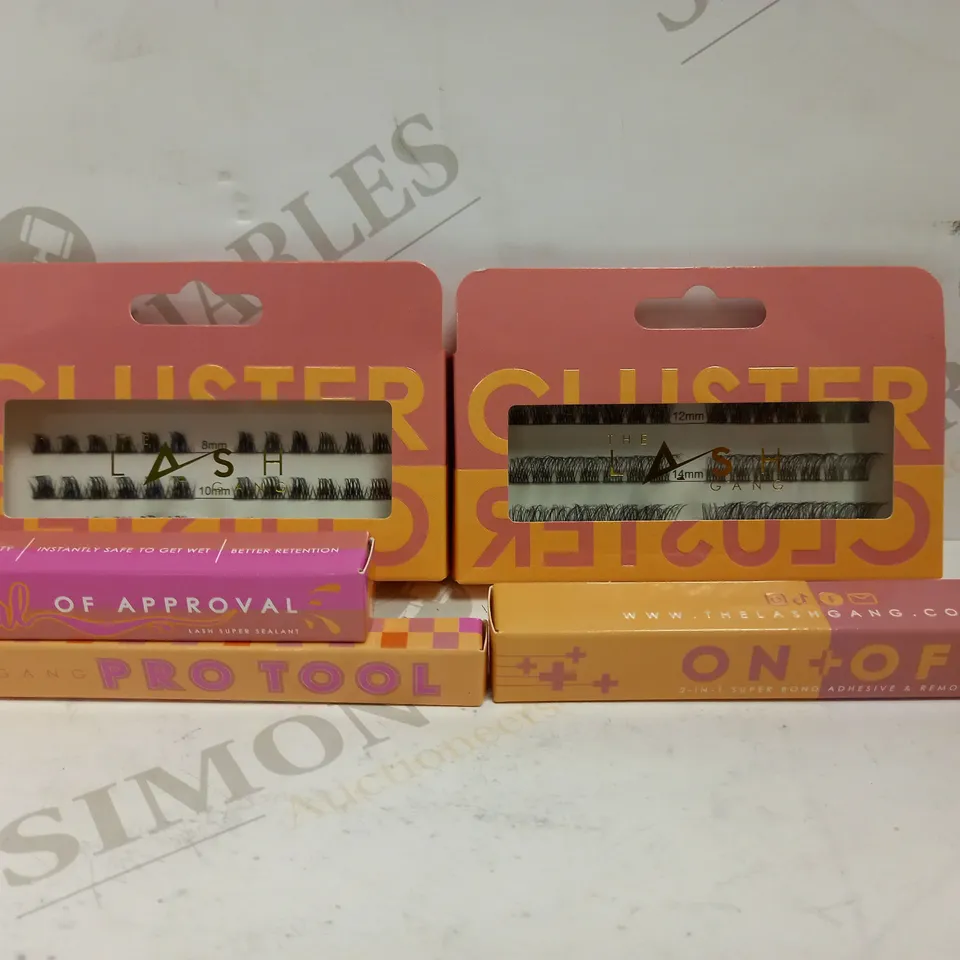 LOT OF 5 THE LASH GANG LASH ITEMS