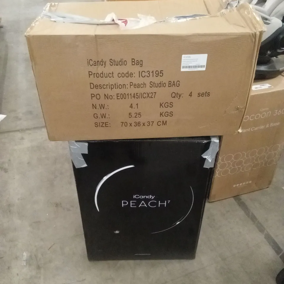 BOXED ICANDY PEACH⁷ STROLLER AND ACCESSORIES PACK (2 BOXES)