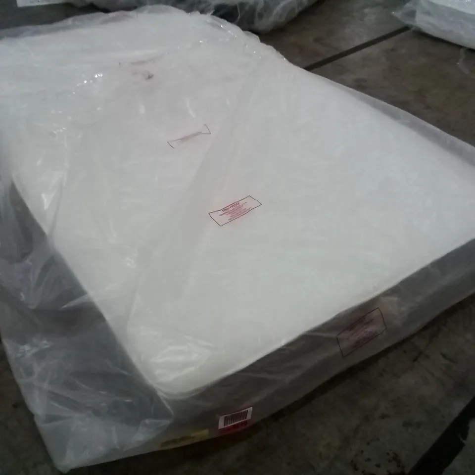 QUALITY BAGGED 4' SMALL DOUBLE ADAMINE SERENITY COIL SPRUNG MATTRESS 