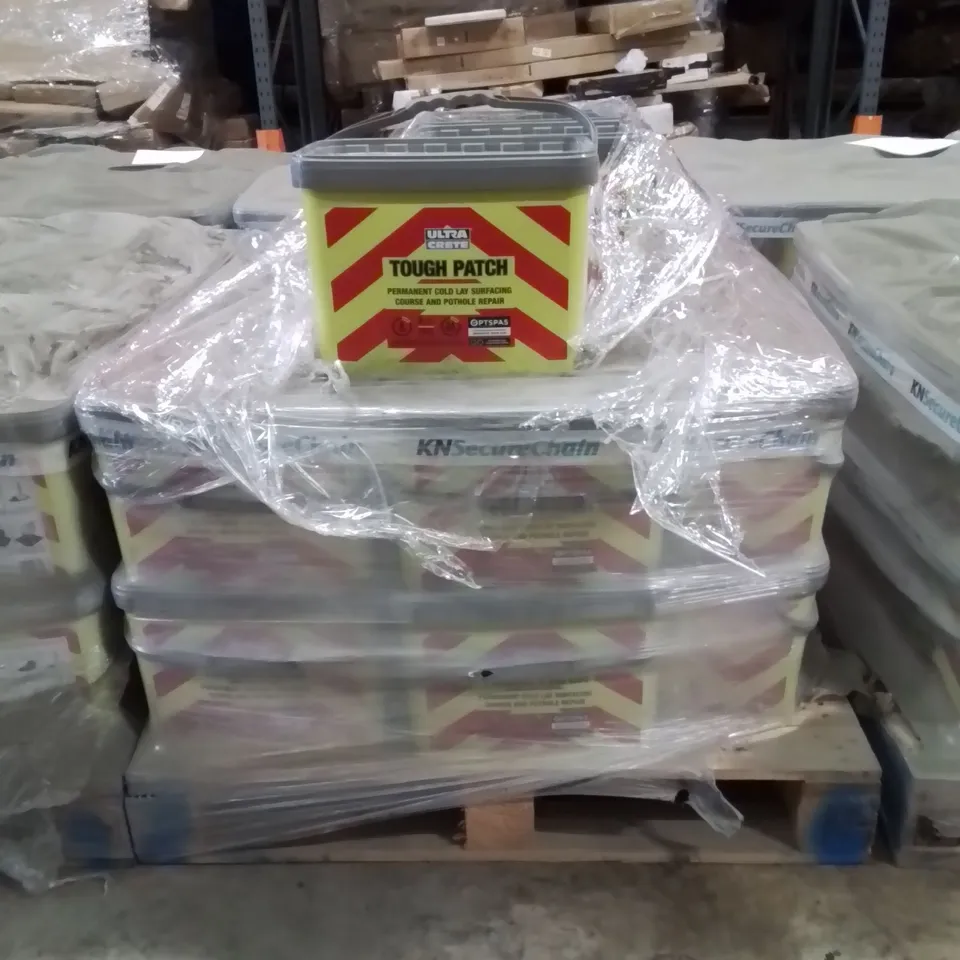 PALLET OF ULTRACRETE TOUGH PATCH POTHOLES REPAIR APPROXIMATELY 30CASES//EXPIRY DATE 18.05.25 26KG PER CASE