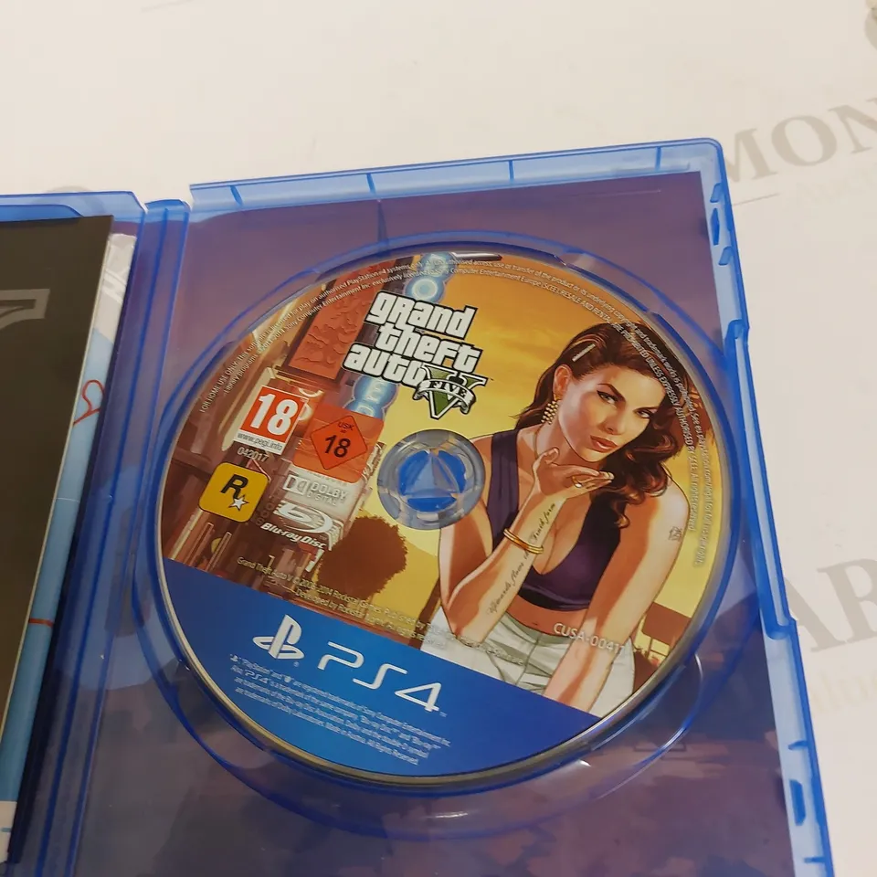 GRAND THEFT AUTO 5 PREMIUM EDITION ON PS4 PEGI 18