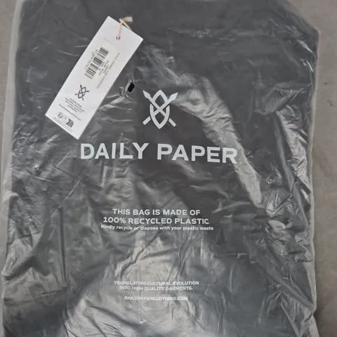 DAILY PAPER JUMA OVERSIZED HOODIE IN BLACK SIZE XL