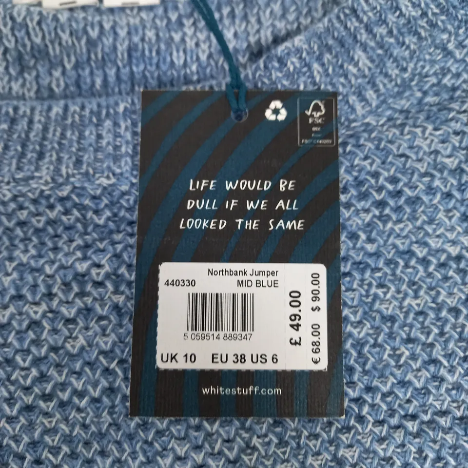 WHITE STUFF NORTHBANK JUMPER SIZE 10