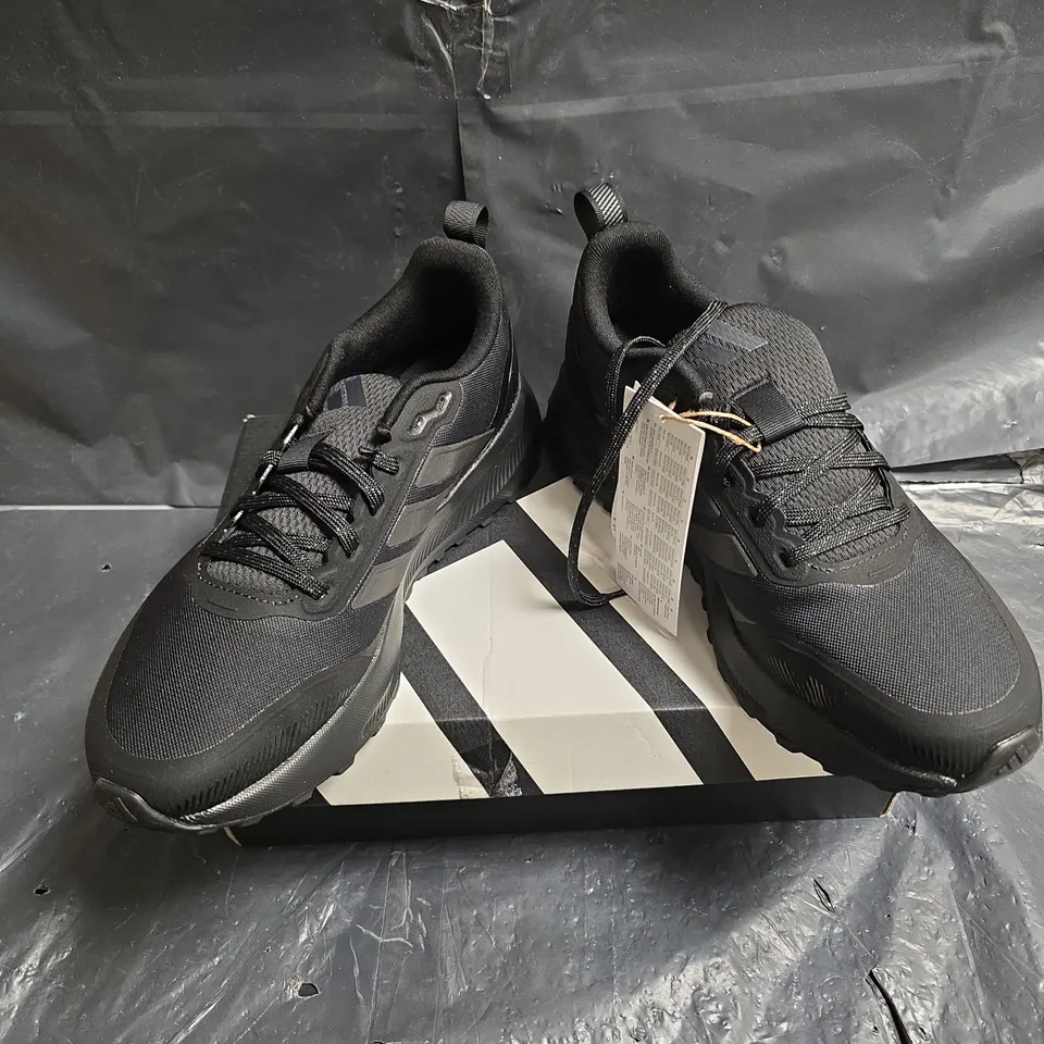 ADIDAS RUNFALCON 5 TR WOMENS RUNNING SHOES – BLACK, UK 7 (US 8.5)