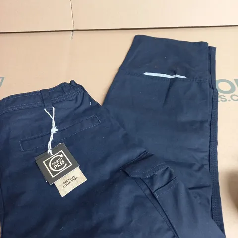 NAVY TROUSERS WITH RECYCLED FIBRES, WAIST UK 32 (ORIGINAL 32T) – MEN