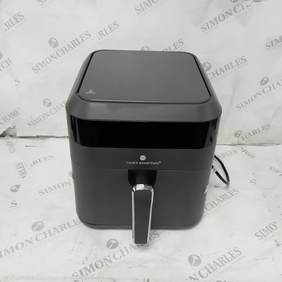 COOK'S ESSENTIALS 5.8L AIR FRYER IN SLATE GREY
