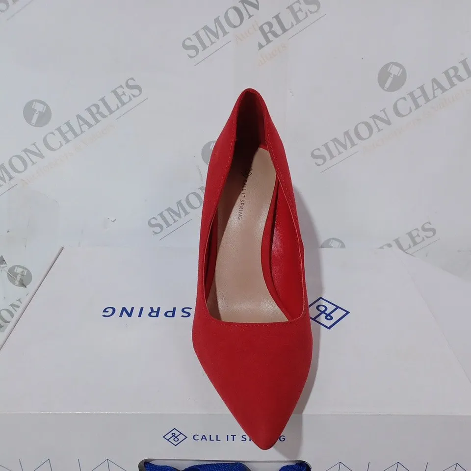 BOXED CALL IT SPRING MYKEL HEELS - UK 3