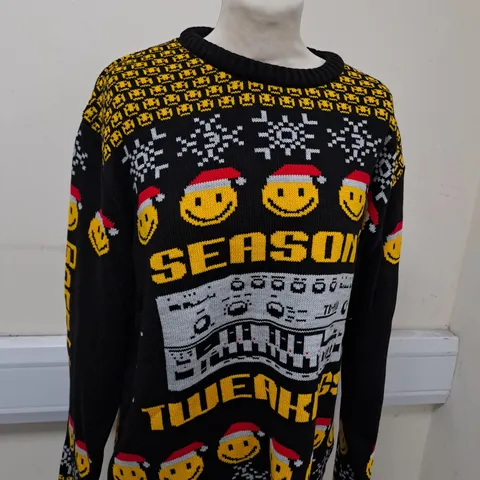 JIM'LL PAINT IT SEASONS TWEAKING CHRISTMAS JUMPER SIZE XL 