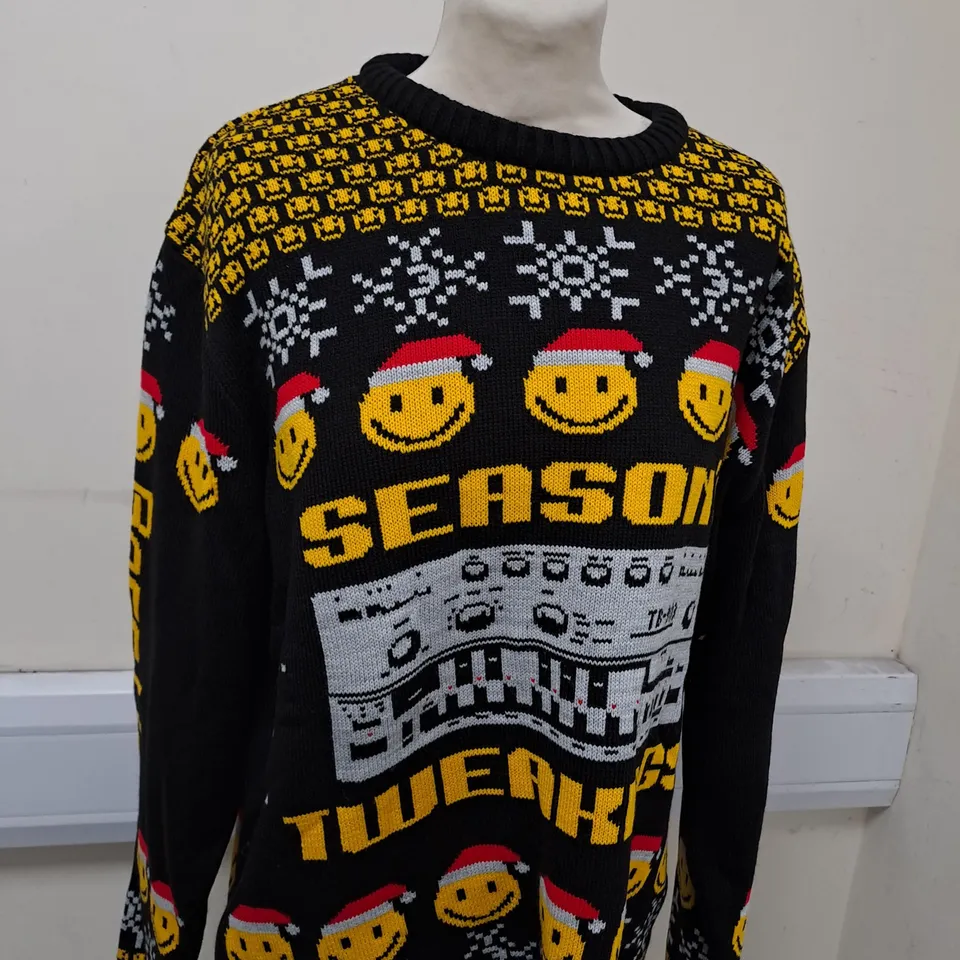 JIM'LL PAINT IT SEASONS TWEAKING CHRISTMAS JUMPER SIZE XL 