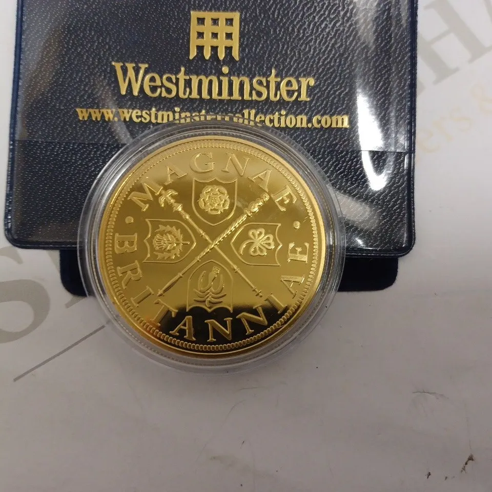 WESTMINSTER COLLECTION FALKLANDS WAR COLLECTABLE COIN