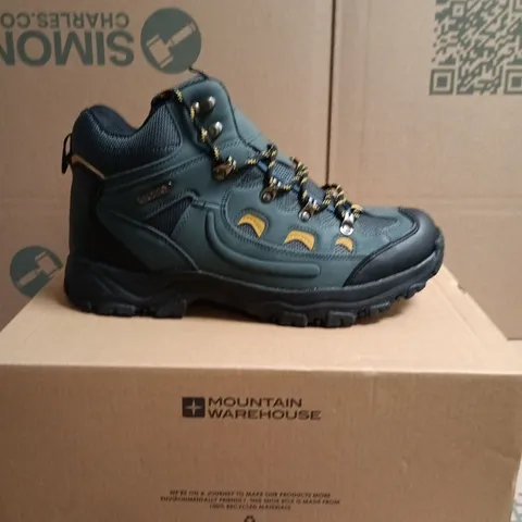 MOUNTAIN WAREHOUSE HIKING BOOTS - TEAL/BLUE, UK9 (US10, EU43)