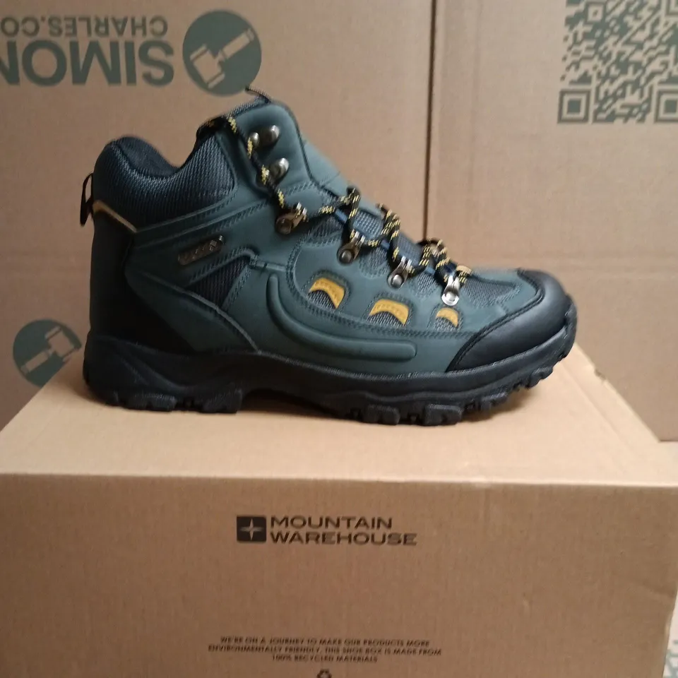 MOUNTAIN WAREHOUSE HIKING BOOTS - TEAL/BLUE, UK9 (US10, EU43)