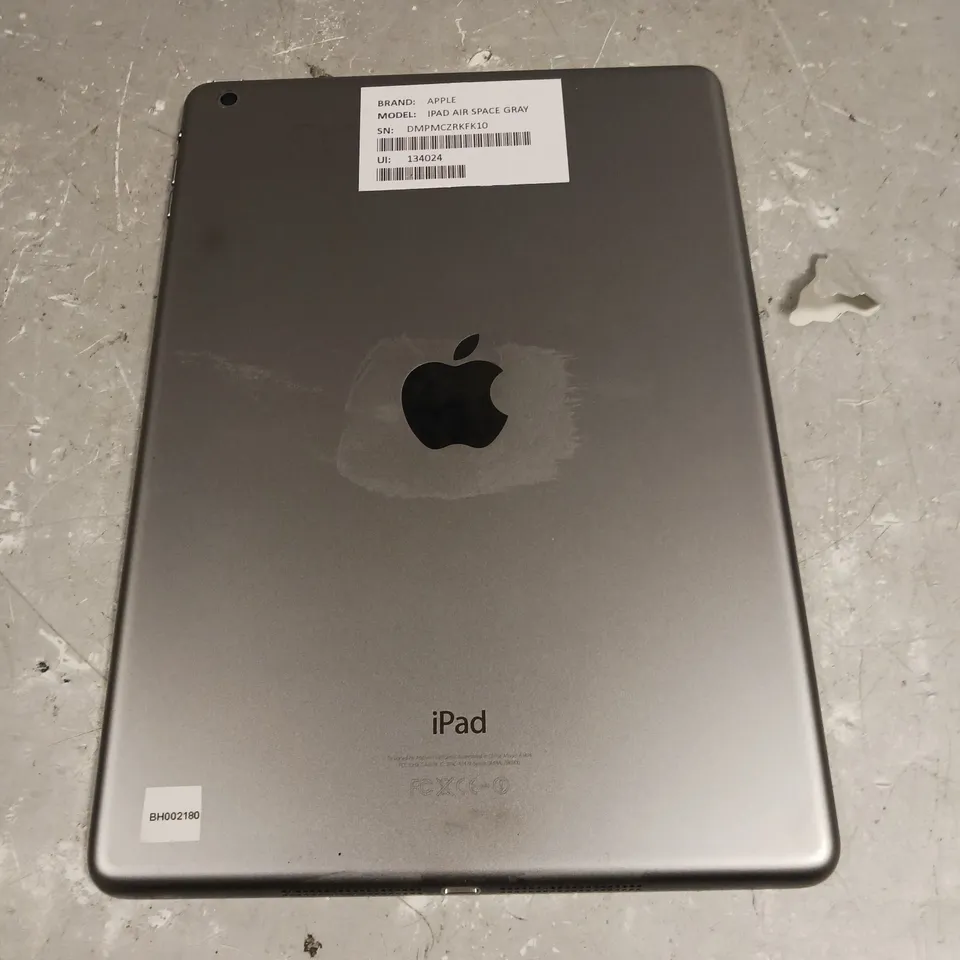 APPLE IPAD AIR SPACE GREY - MODEL A1474