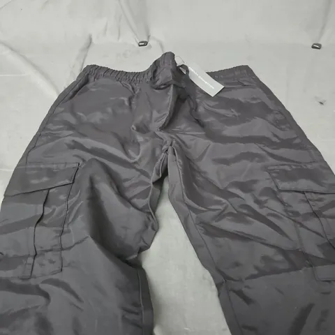 FRENCH CONNECTION BLACK CARGO TROUSERS – MEN'S, SIZE L