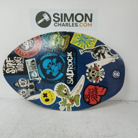 SALTROCK SURFING BRANDED WOODEN BOARD