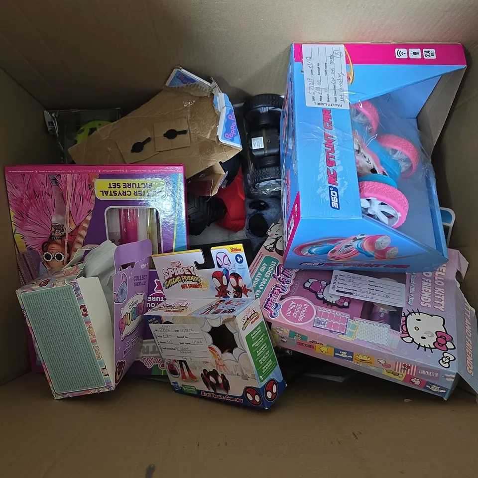 BOX OF APPROXIMATELY 10 ASSORTED TOYS AND GAMES