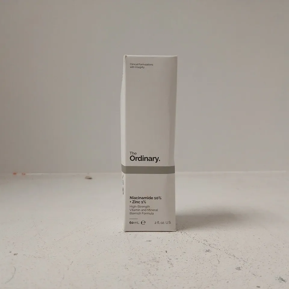 THE ORDINARY NIACINAMIDE 10% + ZINC 1% SERUM – 60 ML (BOXED)