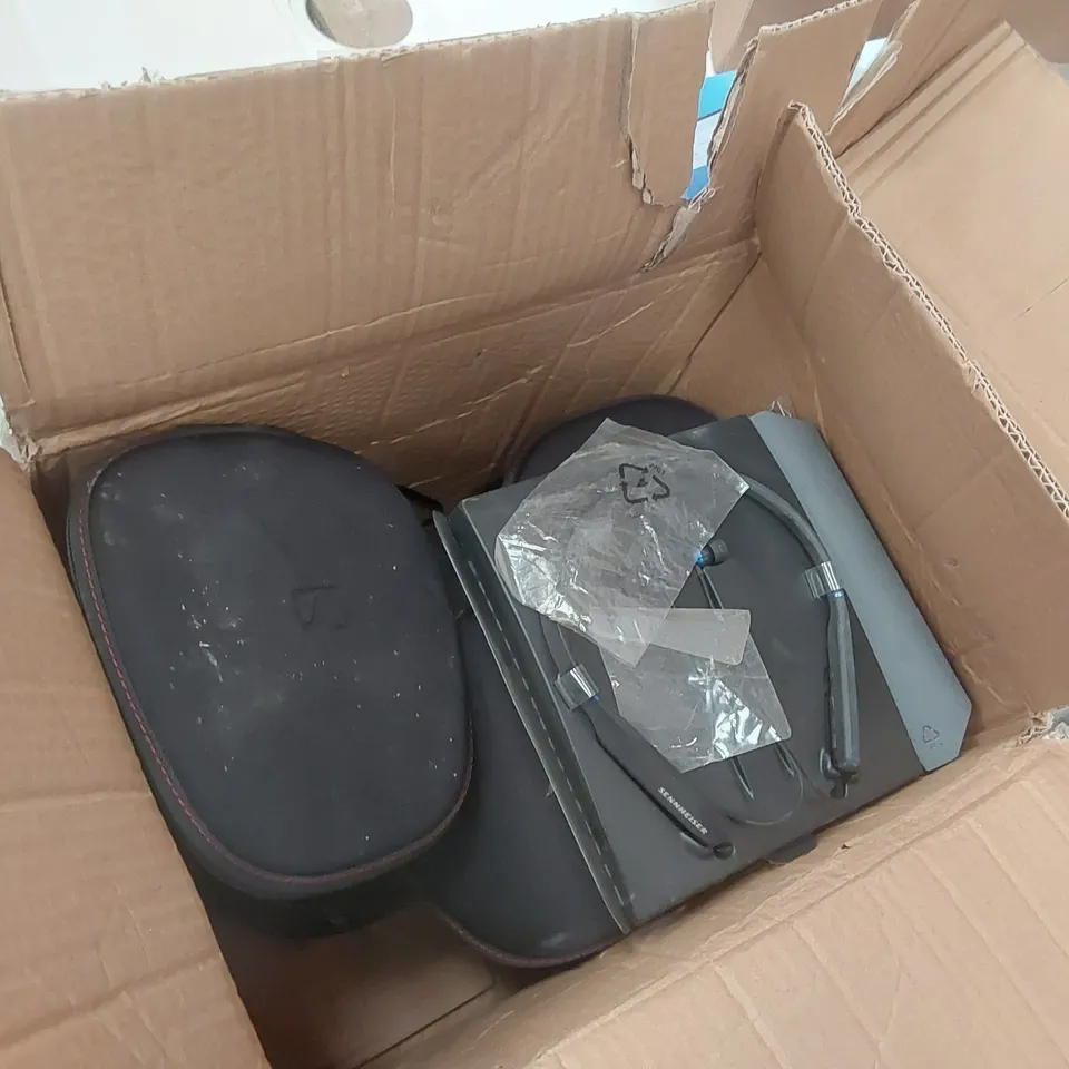 PALLET CONTAINING ASSORTED ITEMS INCLUDING: SHOWER TRAY, ISCAN PORTABLE SCANNERS, TAPE CASSETTES, HEADPHONE CASES ECT