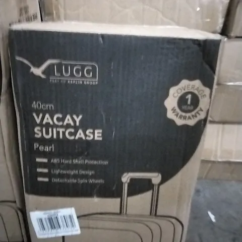 BOXED 40CM VACAY SUITCASE PEARL