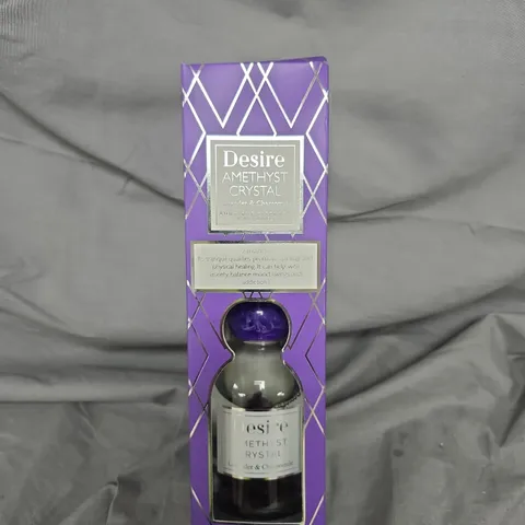 DESIRE AMETHYST CRYSTAL – LAVENDER & CHAMOMILE DIFFUSER  BOXED