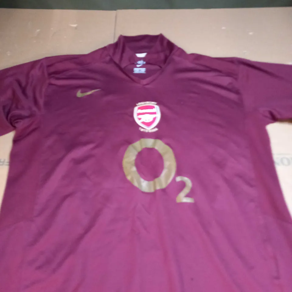 ARSENAL FC HOME FOOTBALL SHIRT SIZE L