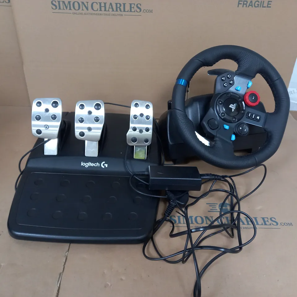BOXED LOGITECH G29 DRIVING FORCE GAMING STEERING WHEEL 