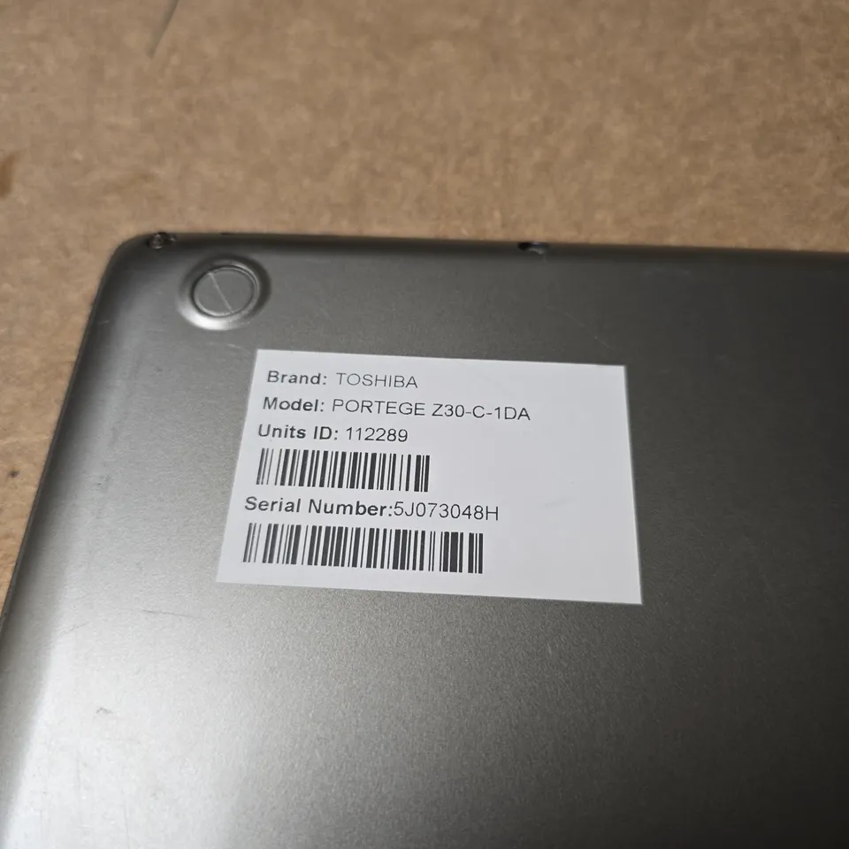 TOSHIBA PORTÉGÉ Z30-C-1DA LAPTOP