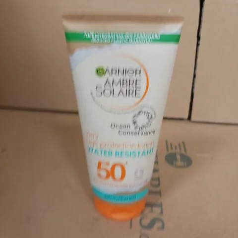 GARNIER AMBRE SOLAIRE SPF 50+ WATER RESISTANT HIGH PROTECTION SUN CREAM LOTION 175ML