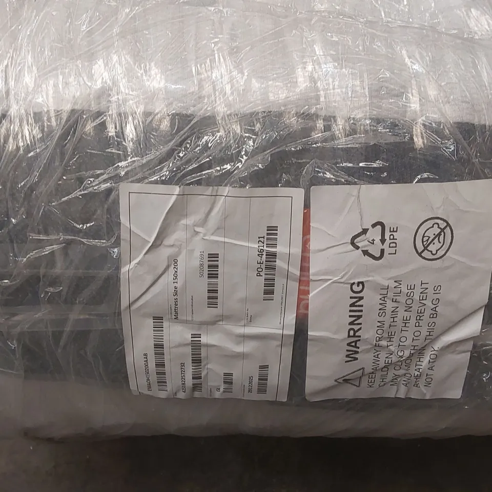 QUALITY BAGGED AND ROLLED EMMA 150CM KING SIZE MATTRESS 
