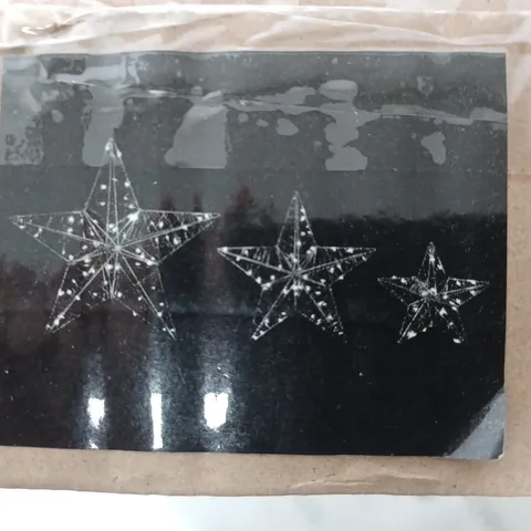 SET OF TWINKLING STAR CHRISTMAS LIGHTS