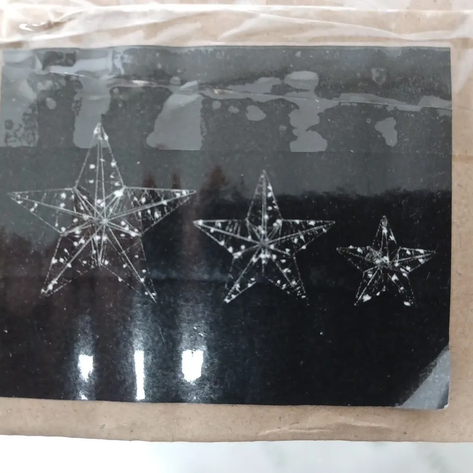 SET OF TWINKLING STAR CHRISTMAS LIGHTS  RRP £39.99