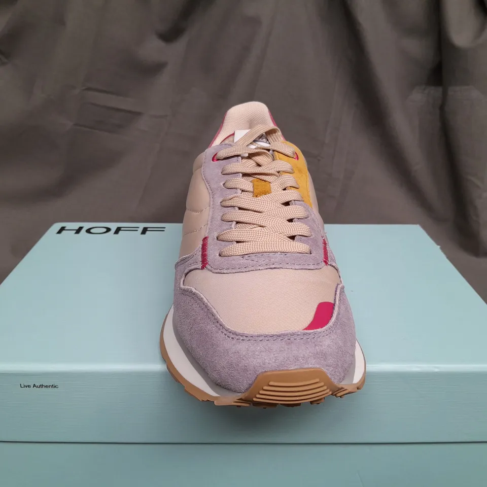 BOXED HOFF AEGINA TRAINERS IN BEIGE - UK 6
