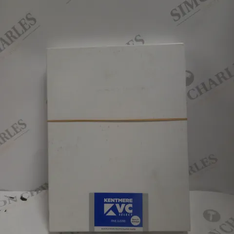 BOXED KENTMERE VC SELECT FINE LUSTRE BLACK & WHITE PHOTOGRAPHIC PAPER 100 PACK