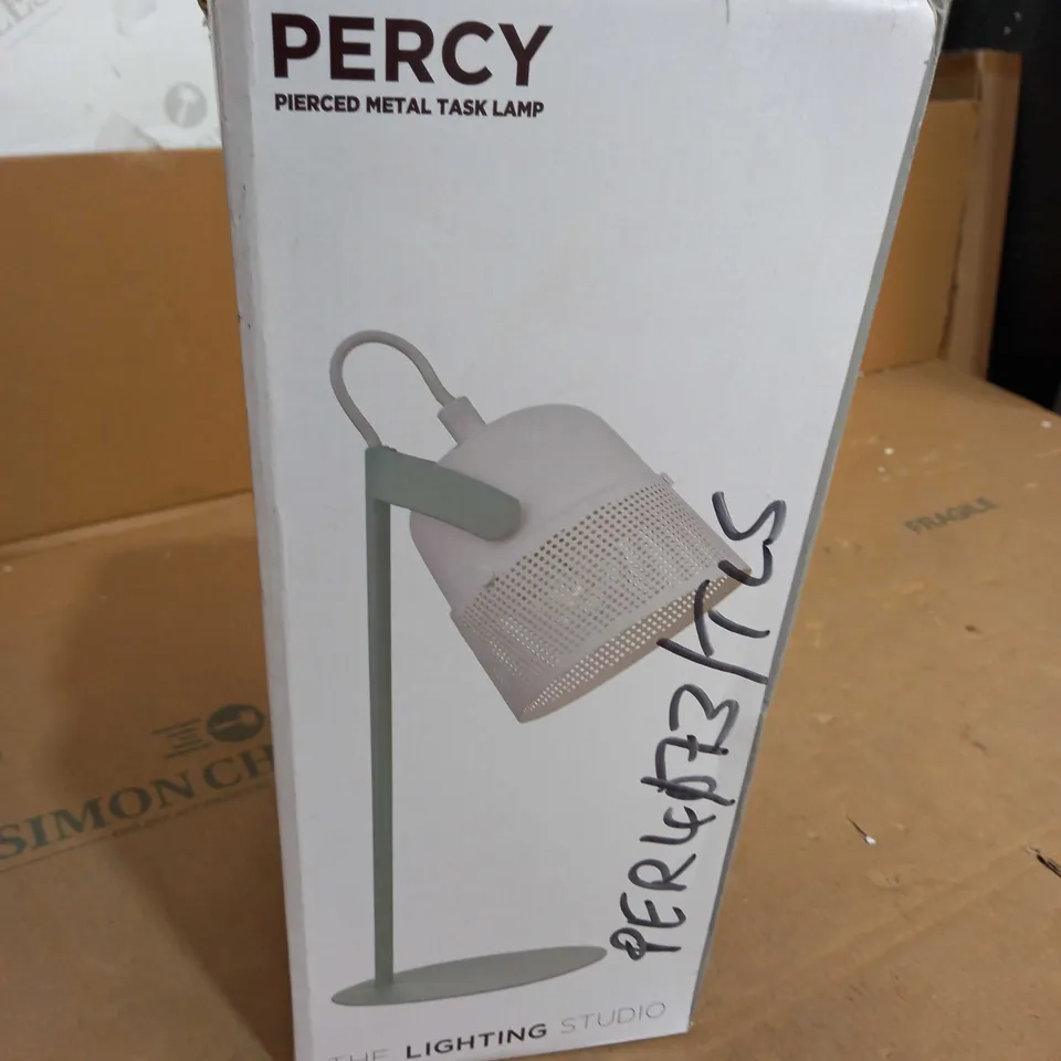 LIGHTING STUDIO PERCY PIERCED METAL TASK LAMP