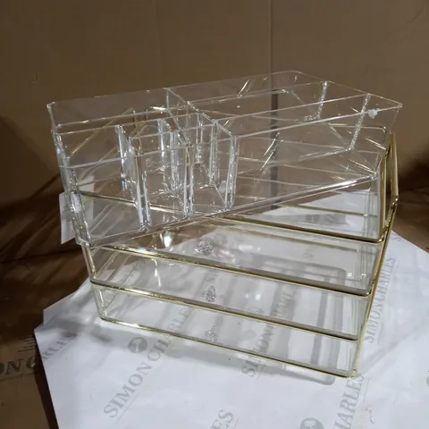MULTI STORAGE BOX FOR JEWLERY GOLD