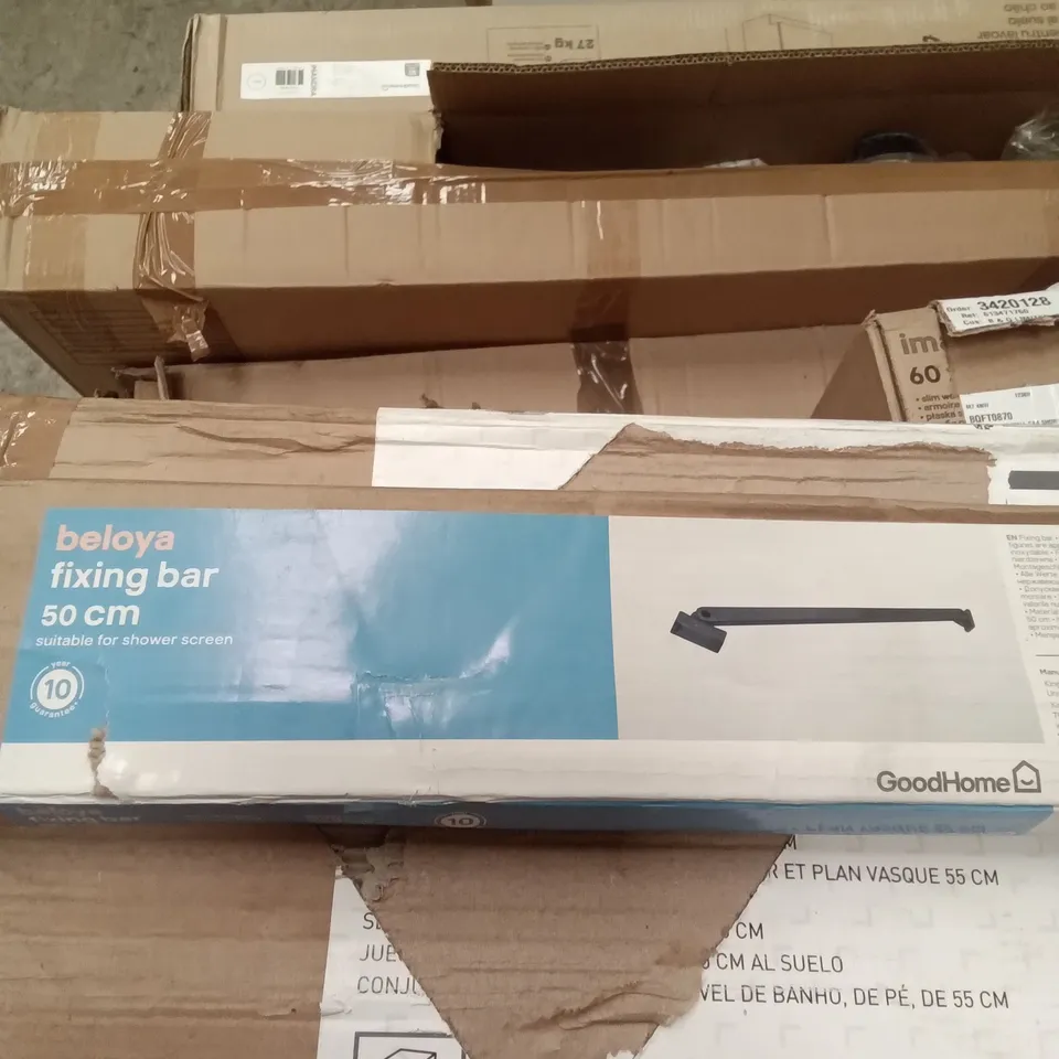 BOXED BELOYA FIXING BAR 50CM - BLACK