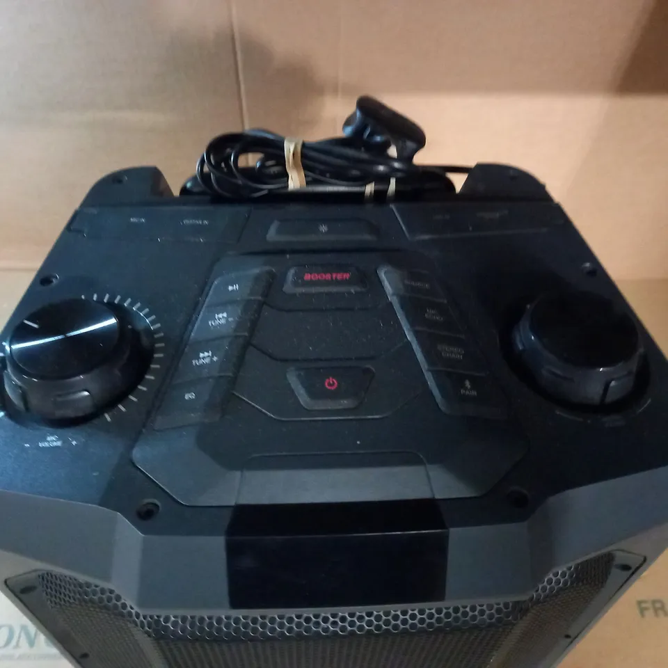 UNBOXED JVC PORTABLE BLUETOOTH PARTY SPEAKER - MX-D719PB