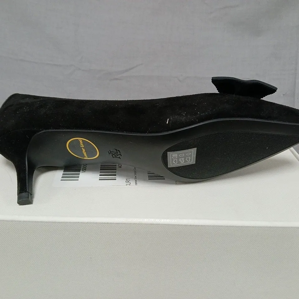 RALPH LAUREN SHOES BOW DETAILED CLOSED TOE PUMPS SIZE UK 4