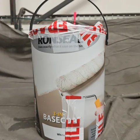 RONSEAL 3-IN-1 BASECOAT WHITE (5L) - COLLECTION ONLY